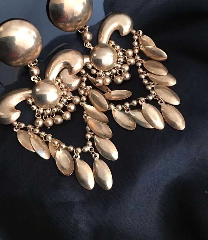 Magnifiques clips vintage couture - photo numéro 4