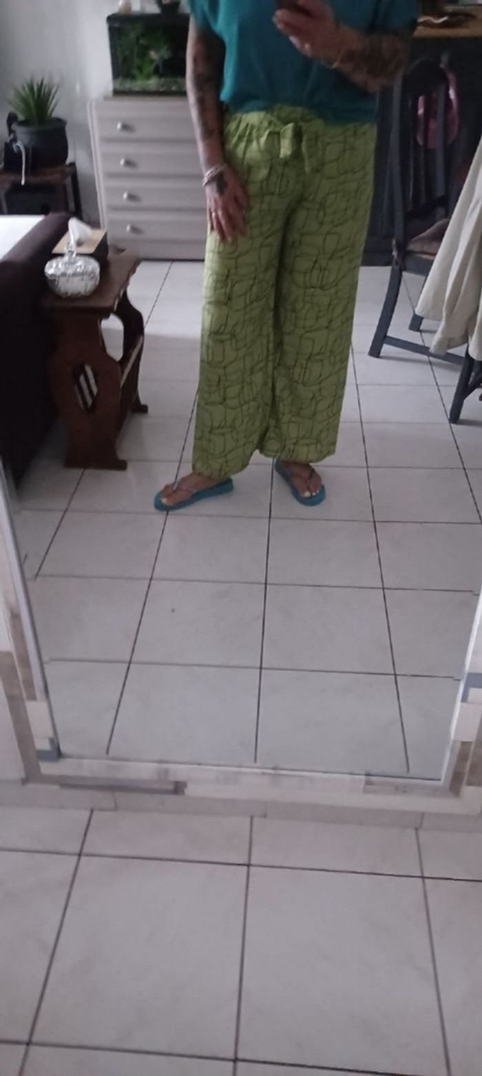 Pantalon jambes larges femme T U - photo numéro 2