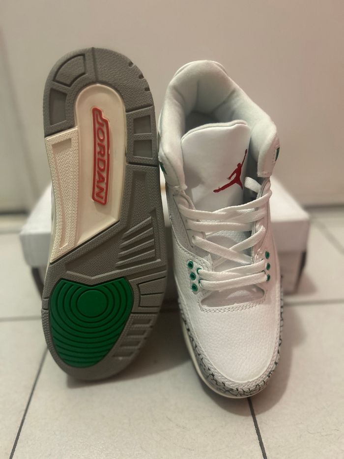 Aire Jordan 3 rétro Lucky Green - photo numéro 6
