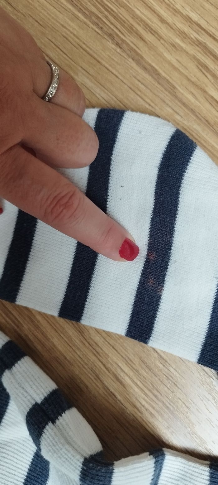 Sweat rayé bleu marine et blanc Sergent Major - 6 ans - photo numéro 2