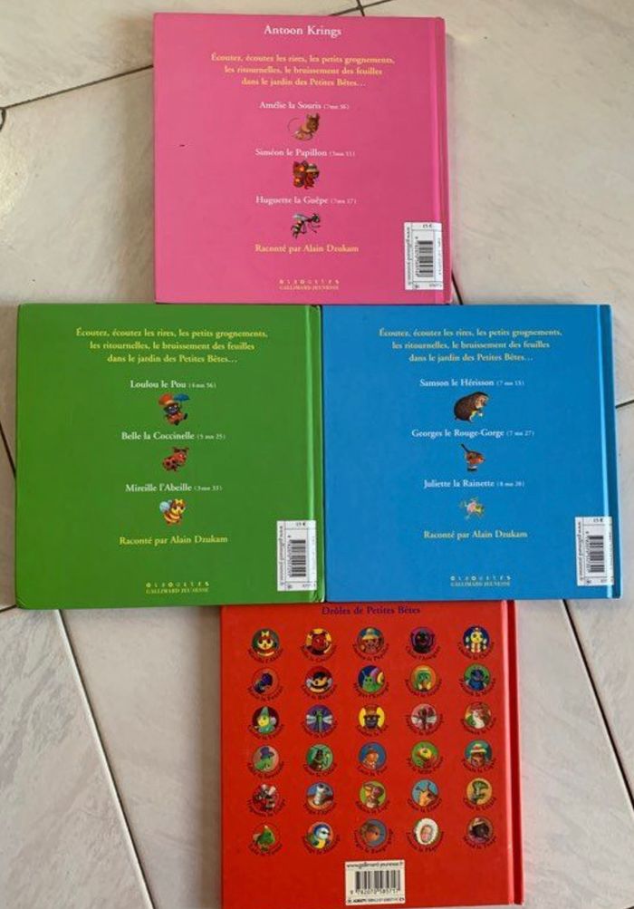 Lot de quatre livres “drôles de petites bêtes “ - photo numéro 2