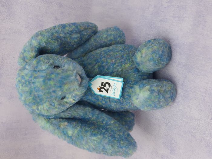 Peluche lapin bashful Azure 25 ans de Jellycat Collector taille médium - photo numéro 2