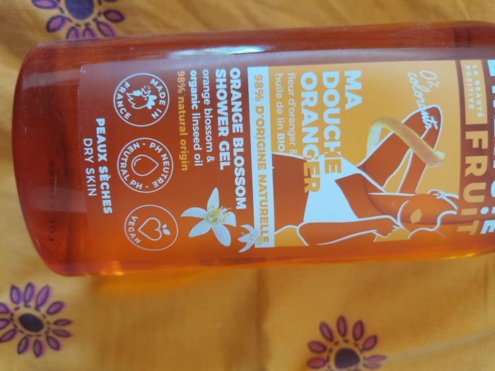 Gel douche grand format Energie Fruit orange /huile de lin neuf - photo numéro 2