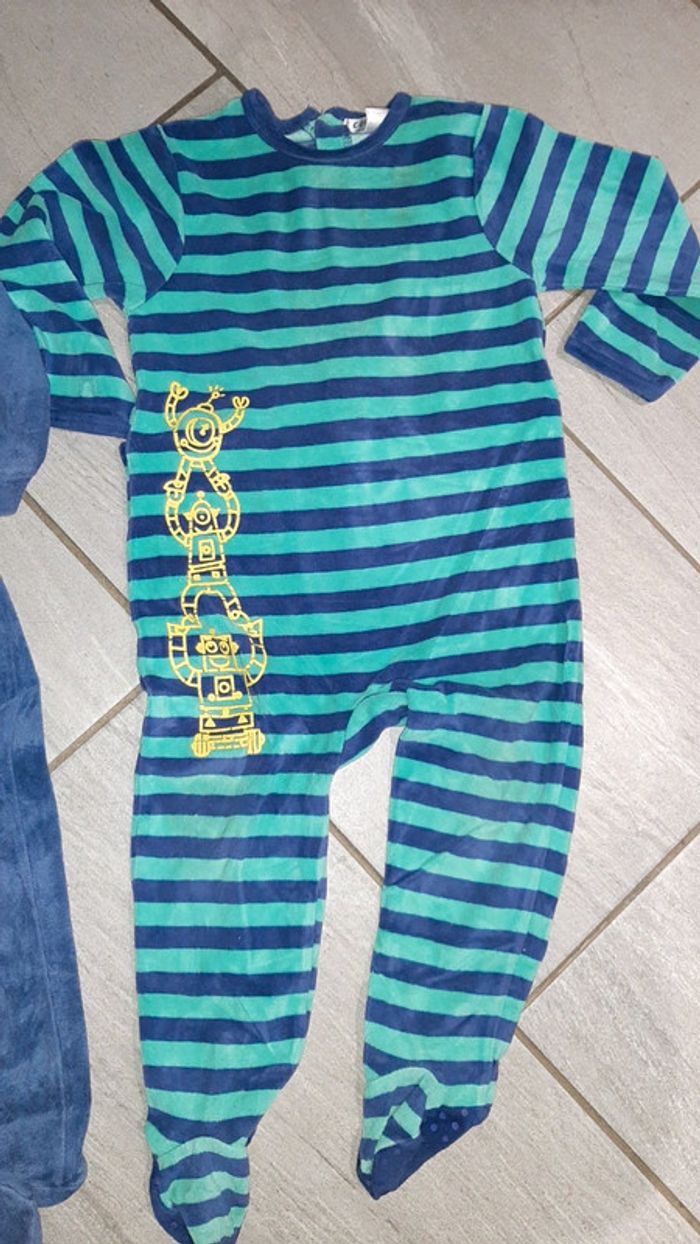 Lot pyjamas velours - photo numéro 4