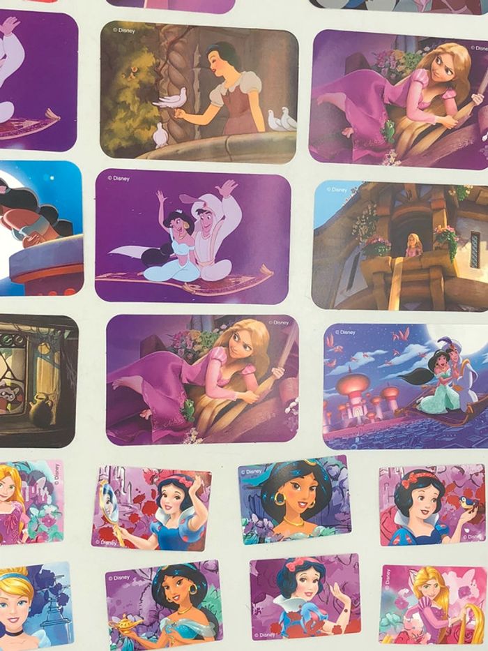 Lot de 37 Stickers autocollants Disney Princess - photo numéro 2