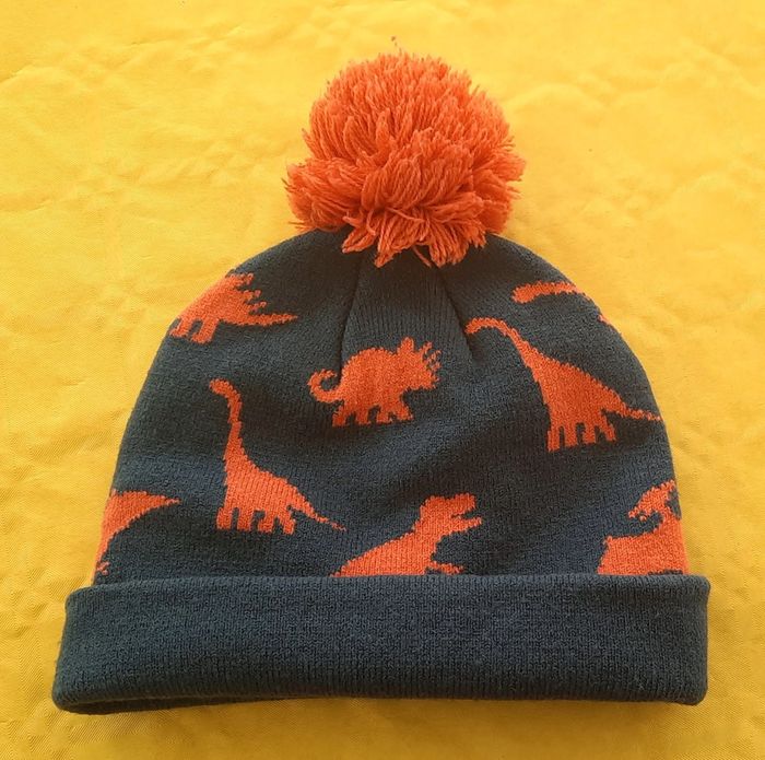 Bonnet Dinosaures avec pompom - photo numéro 2