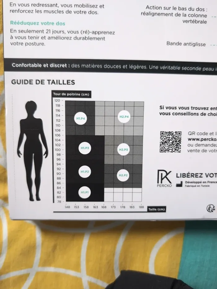T-shirt Percko pour soulager le dos - photo numéro 6