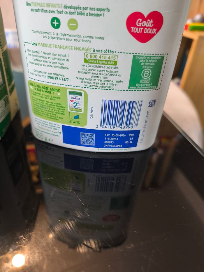 Lait bébé bledilait 0/6 mois - photo numéro 4