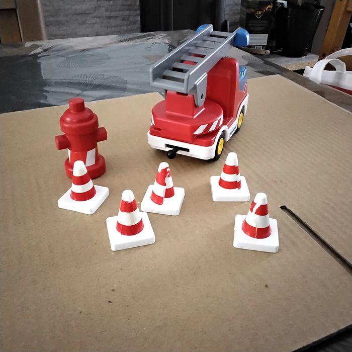 Camion pompier Playmobil 1,2,3 - photo numéro 4
