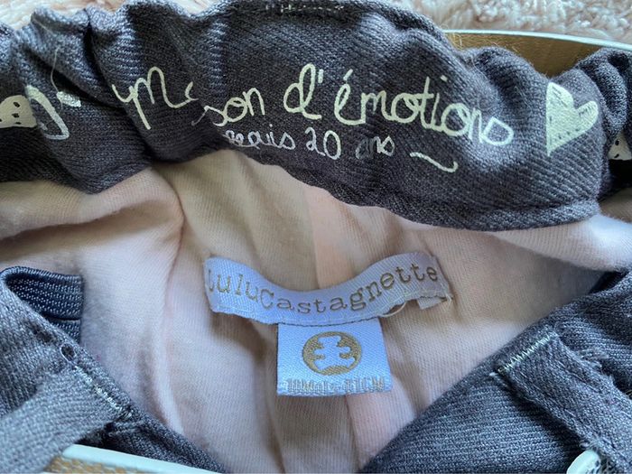 Ensemble pantalon avec ceinture, tee-shirts manches longues et bandeau Lili castagnette 18 mois - photo numéro 6