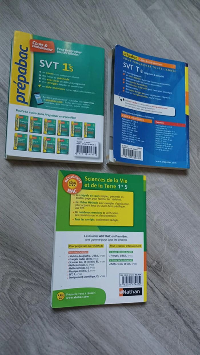 Lot livre prépa bac SVT - photo numéro 2
