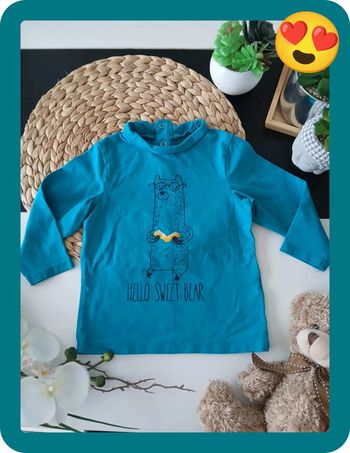 Pull à col roulé garçon Taille 18 mois🌿🦊