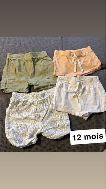 Lot de Shorts 12 mois