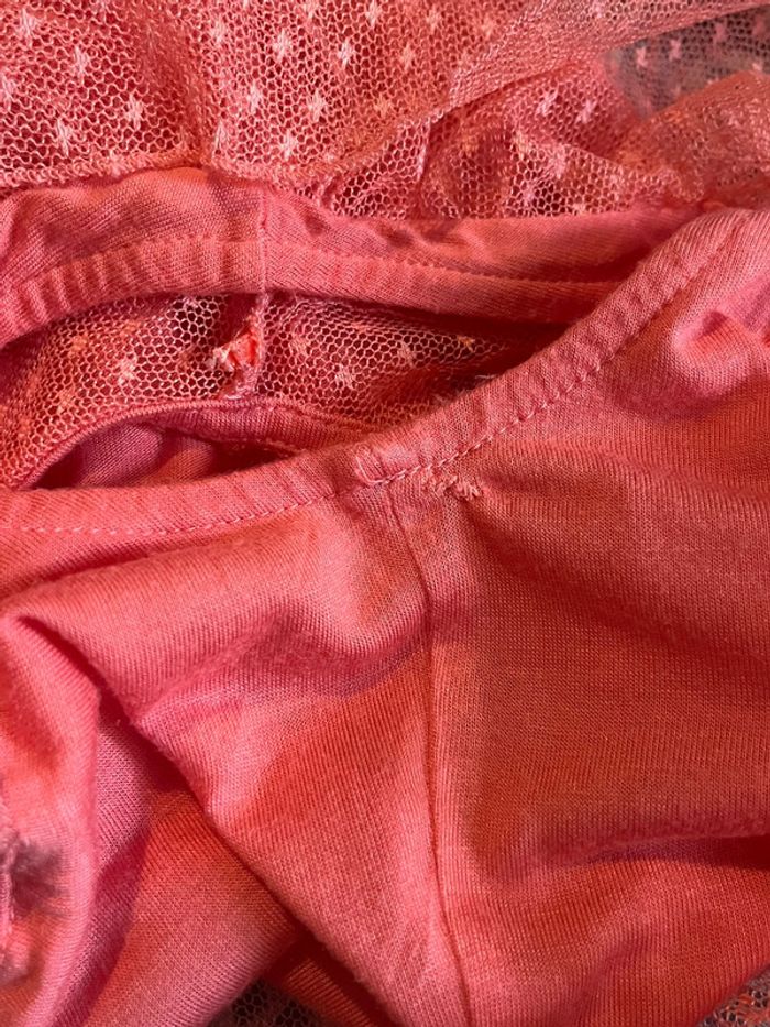 Blouse chic rose manches papillon plumetis NafNaf - photo numéro 9