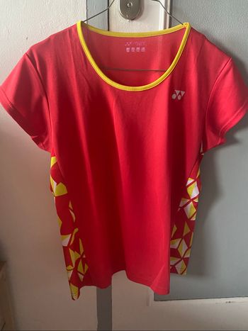 Tee-shirt rouge femme Yonex Taille L