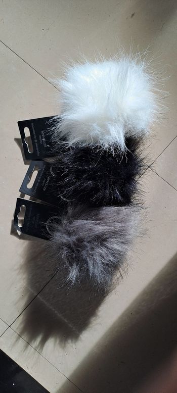 Lot porte clé pompom