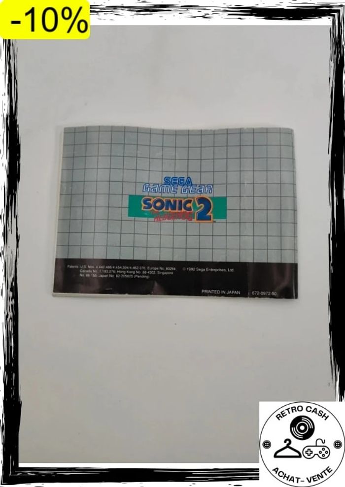Sonic The Hedgehog 2 - SEGA Game Gear - PAL - Complet - photo numéro 5