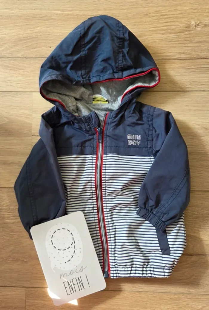 Veste coupe vent bébé garçon taille 9 mois