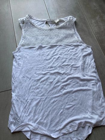Débardeur blanc, H&M, taille xs