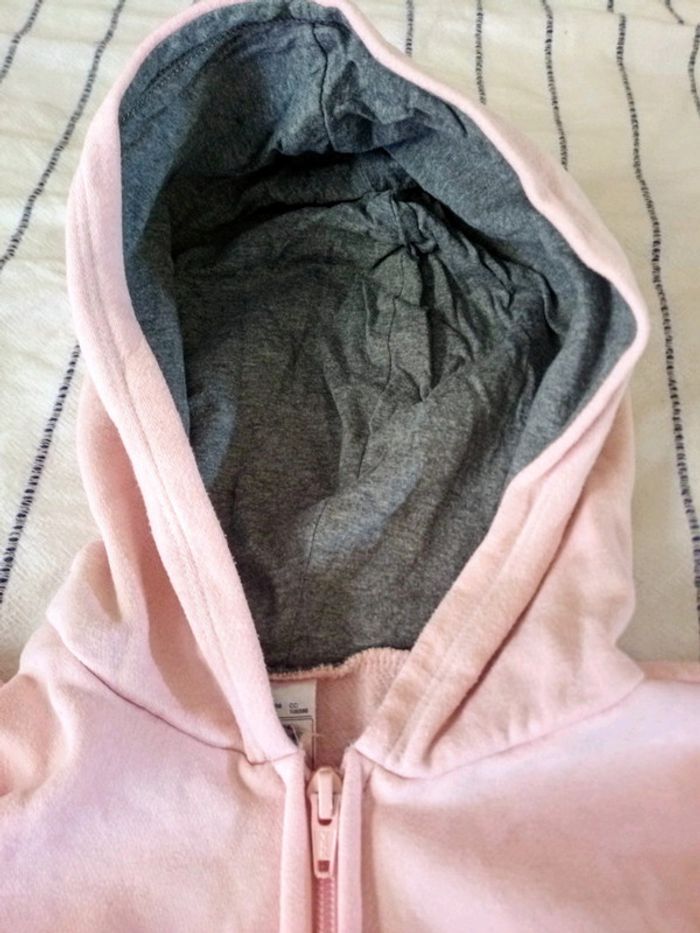 🍓 Sweat zippé 10 ans rose clair🍓 - photo numéro 4