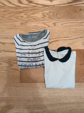 Lot 2 T-shirts manches longues