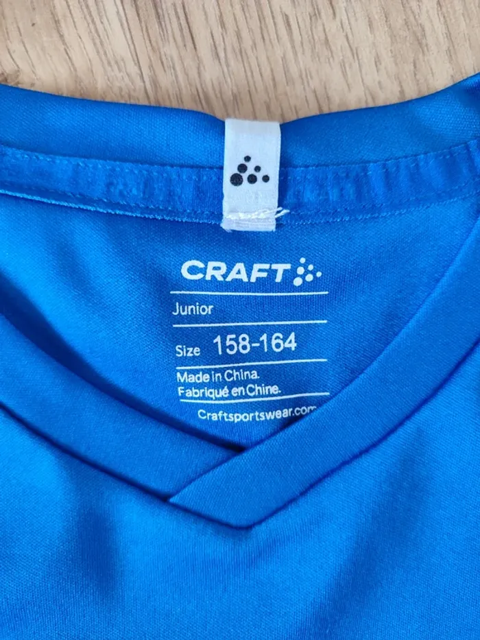 T-shirt de sport CRAFT bleu - photo numéro 3