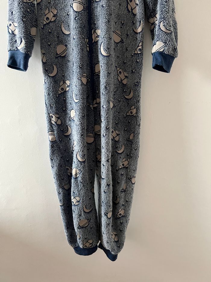 Pyjama combinaison bleu - photo numéro 3