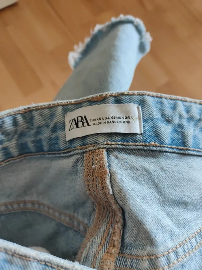 Jupe longue jeans Zara taille XS - photo numéro 6