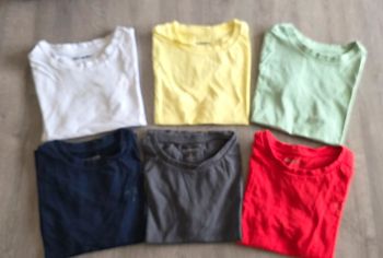 Lot 6 T-shirts 6ans manche courte