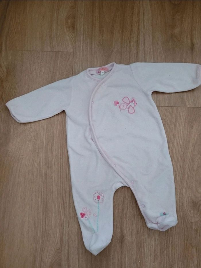 Pyjama velours bébé 3 mois