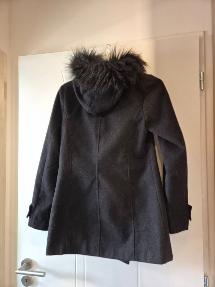 Manteau noir à capuche - photo numéro 5