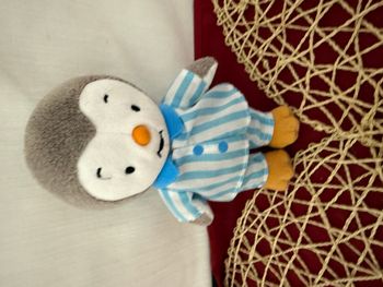 Doudou Tchoupi JEMINI 2015 Vêtement Pyjama Rayé Bleu 20 Cm Peluche T'choupi