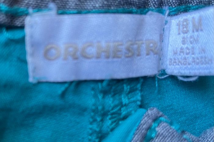 Pantalon cargo bleu 81cm 18m - photo numéro 10