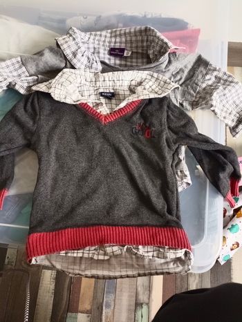Pull chemises 12 mois