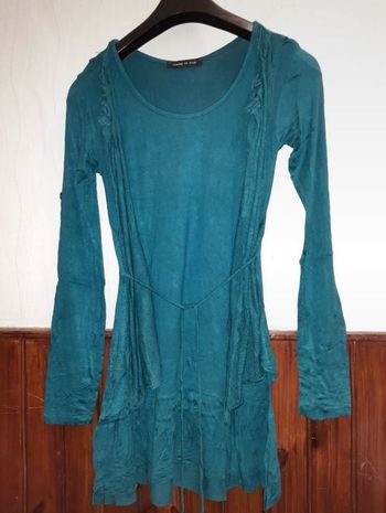 Robe bleu canard léger