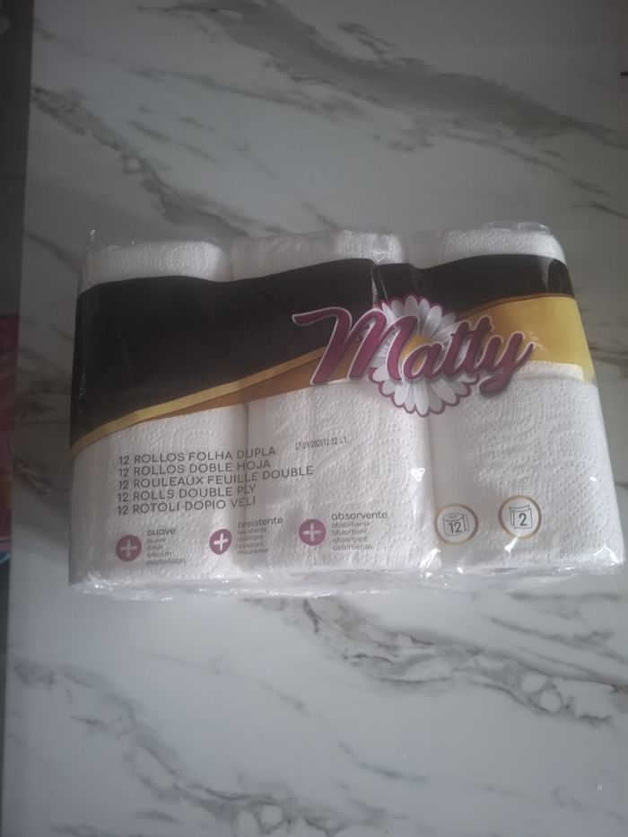 Papier toilette matty 12 pièces