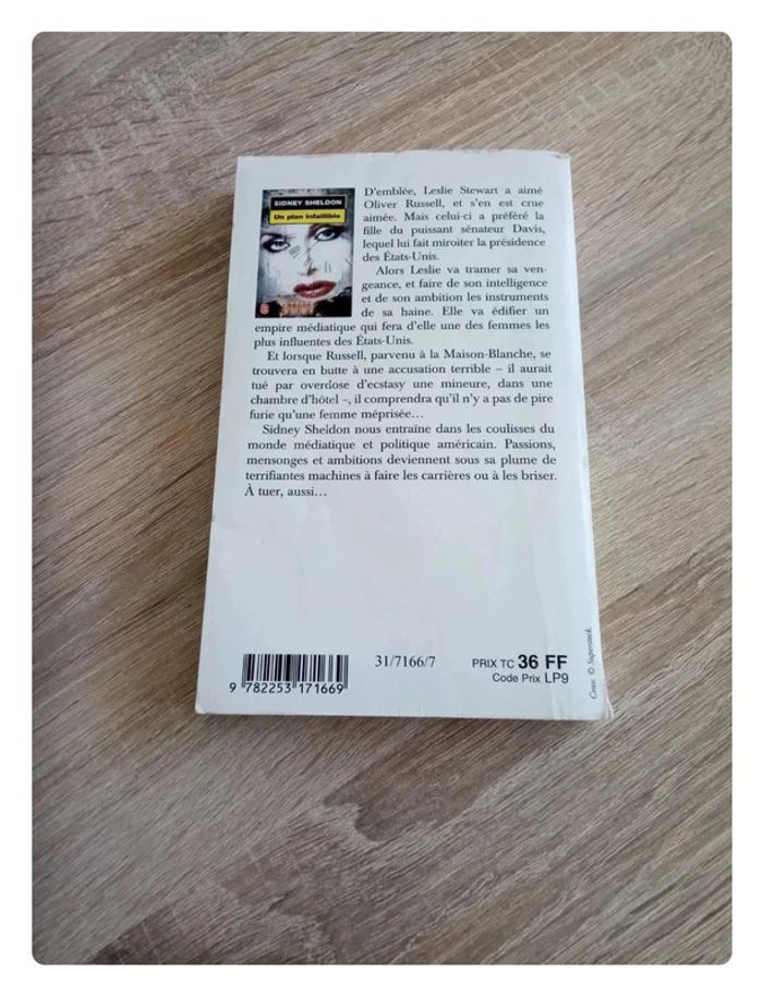 Un plan infaillible, Sidney Sheldon - photo numéro 2