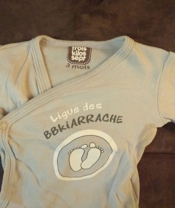 Lot de 2 bodies manches longues croisés - photo numéro 5