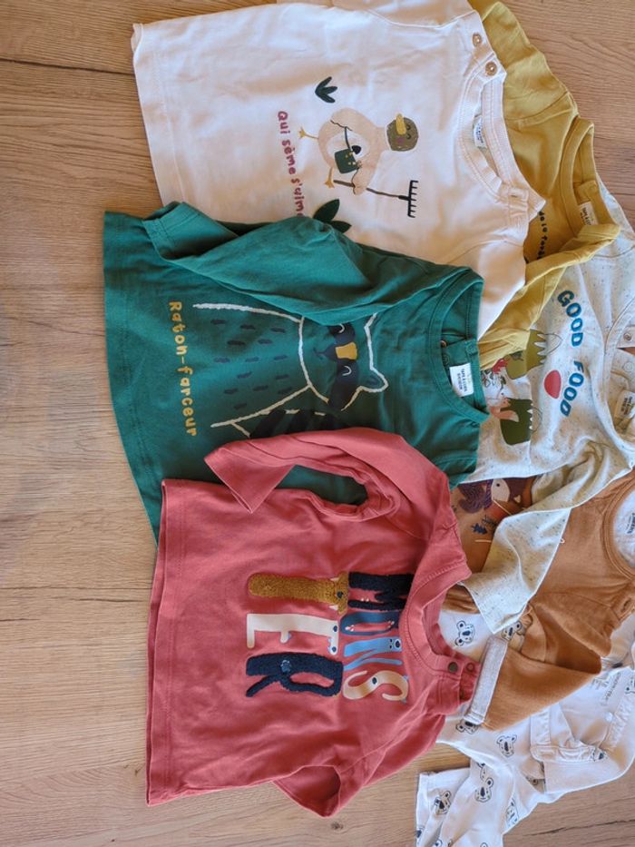Lot de 7 Tshirt manches longues 18mois - photo numéro 2