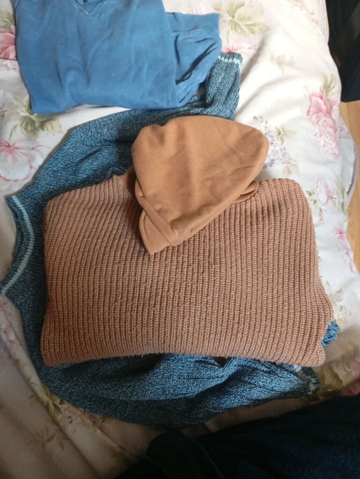 Pull Kiabi 10 ans camel