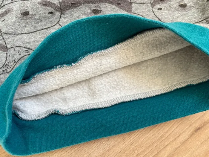 Sweat gris fait main taille 6mois - photo numéro 2