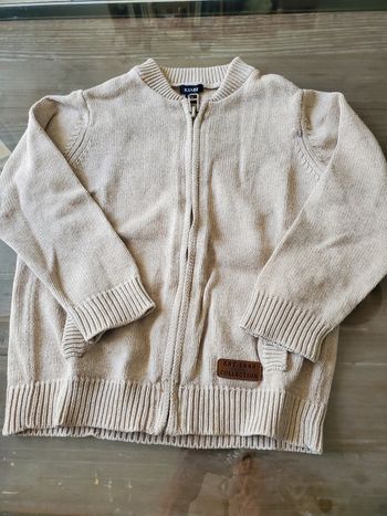 Gilet zippé 3 ans