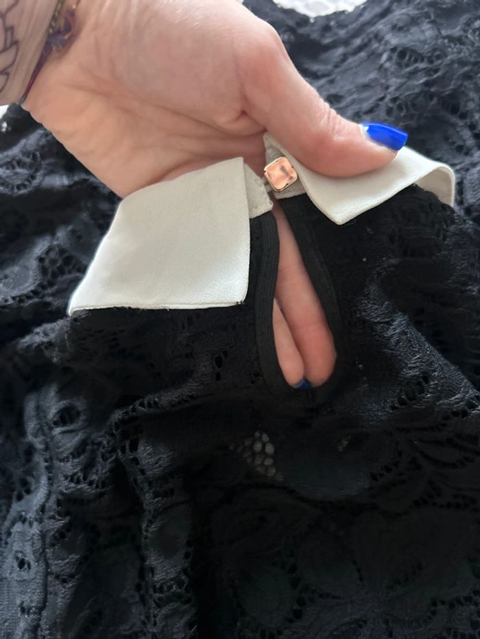 Robe dentelle col Claudine - photo numéro 6