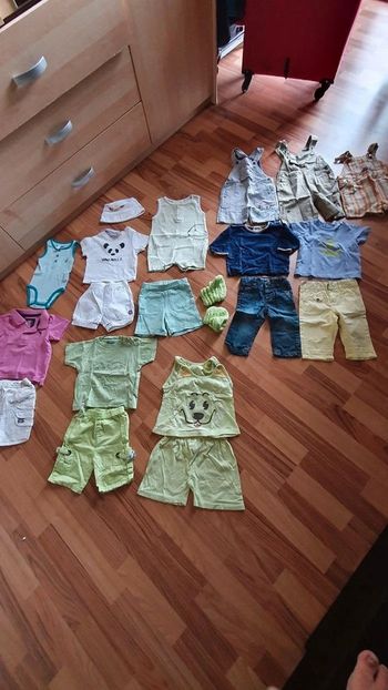 lot ete 6 mois garçon 21 pièces
