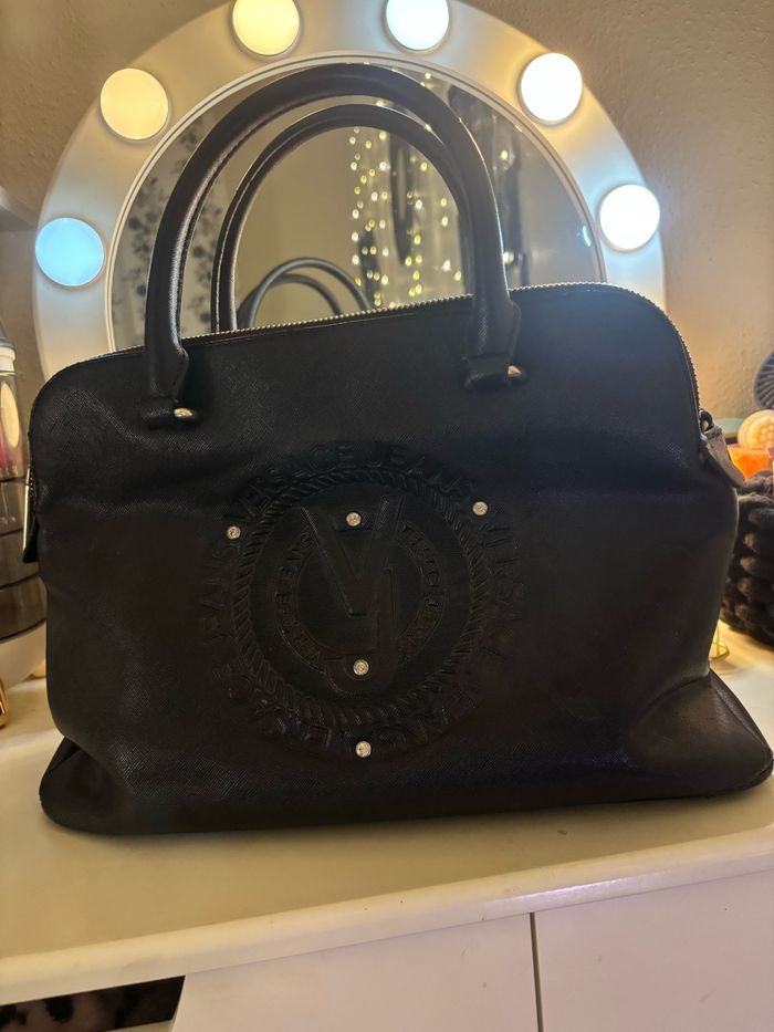 Sac Versace Jean avec portefeuille assorti - photo numéro 2