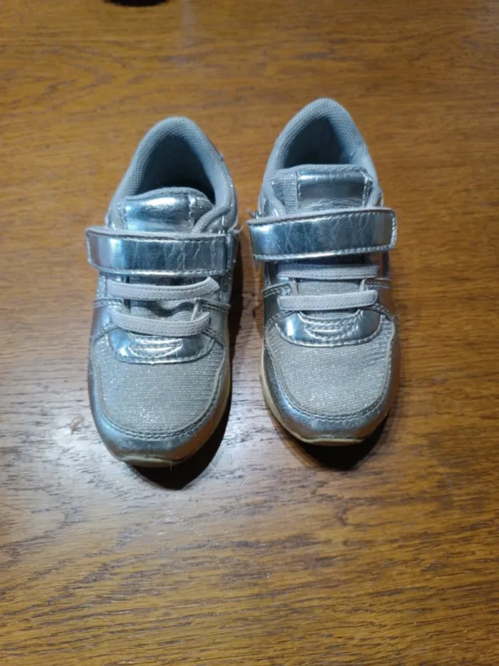 Baskets argentées Gémo 22