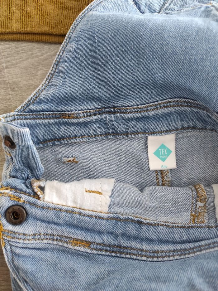 Ensemble pull et salopette fille, 6 mois - photo numéro 2