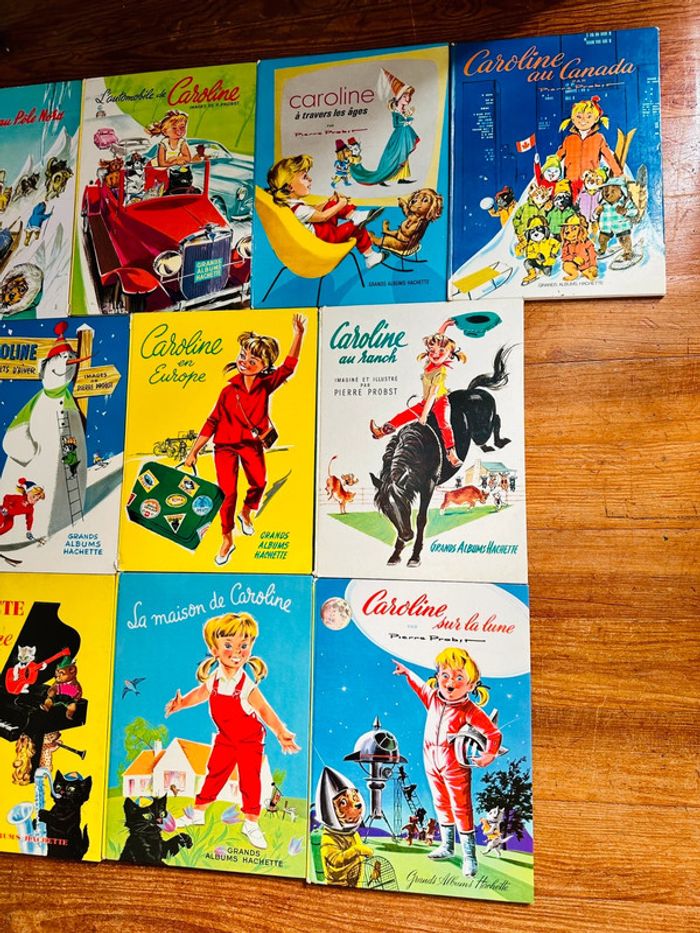 Lot de 10 éditions originales Caroline livres bd albums Pierre Probst anciens vintage - photo numéro 2