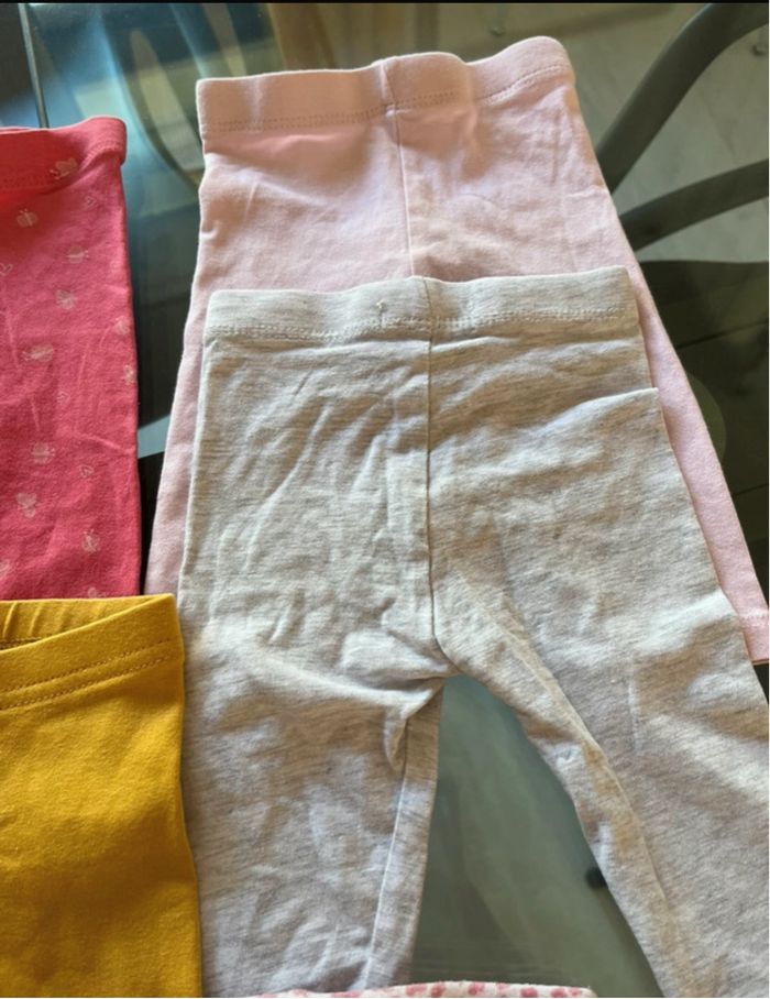 Lot 5 legging fille 62 cm - photo numéro 3