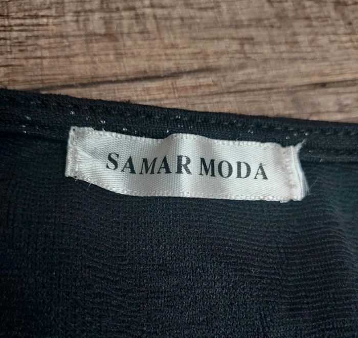 Robe noire brillante Samar Moda - photo numéro 5